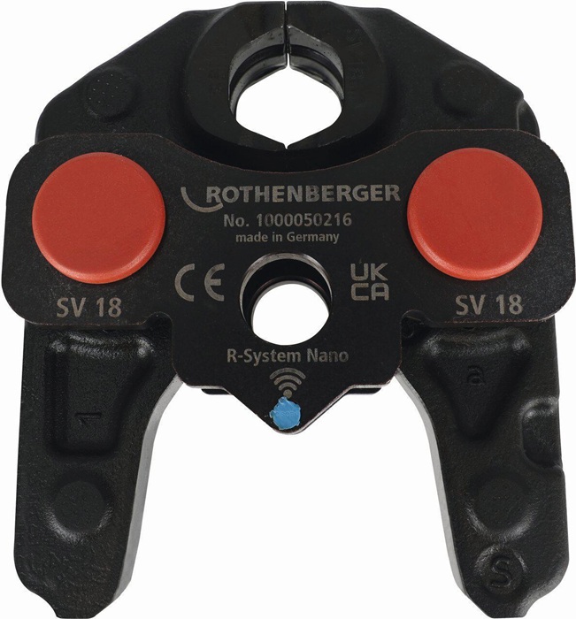ROTHENBERGER Pressbacke ROMAX NANO iJAW 32 kN Nennweite 18 mm Typ SV Spezialstahl passend zu ROMAX NANO