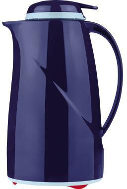 HELIOS PREISSER Isolierkanne Wave Push 1l Kunststoff dunkelblau