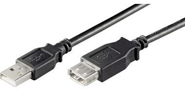 Goobay USB-Kabel ® Hi-Speed 1,8m schwarz ® Hi-Speed 1,8m schwarz