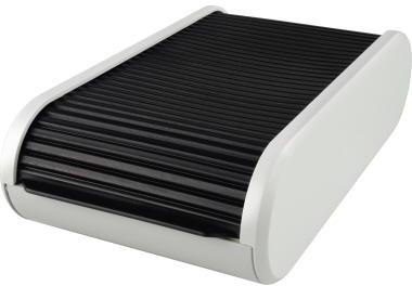 helit Visitenkartenbox the personal 13,6 x 6,7 x 24,2 cm (B x H x T) 105 x 55 mm (B x H) Polystyrol/Polyethylen/Polypropylen schwarz/weiß