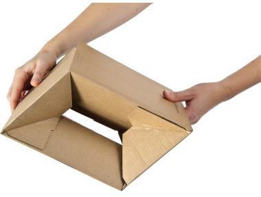 ColomPac Versandkarton ® Eurobox Innenmaße: 29,4 x 28,7 x 9,4 cm (B x H x T) Außenmaße: 30 x 30 x 10 cm (B x H x T) Wellpappe 1-wellig braun