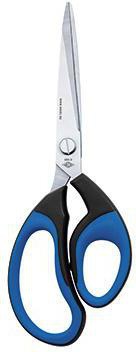 WEDO Universalschere ® Soft Cut 210mm Linkshänder Rechtshänder Edelstahl schwarz/blau