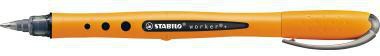 STABILO Tintenroller ® worker®+ medium 0,5mm schwarz Rundspitze nicht dokumentenecht