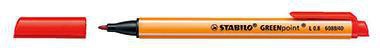 STABILO Fasermaler ® GREENpoint® 0,8mm rot nicht auswaschbar