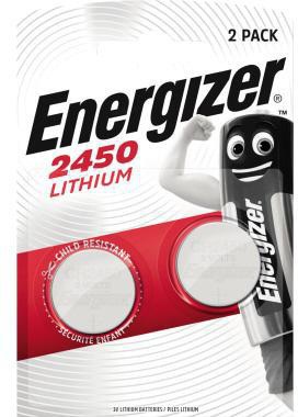 Energizer Knopfzelle ® Lithium CR2450 3V 620 mAh 2 St./Pack.