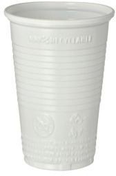PAPSTAR Trinkbecher Einweg 200ml Polypropylen weiß 100 St./Pack.