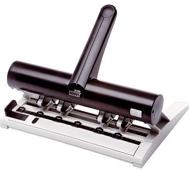 NOVUS Locher B 430 8cm 30 Bl. (80 g/m²) mit Anschlagschiene anthrazit/lichtgrau