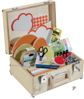 FRANKEN Moderationskoffer U-Act!Line® 35 x 27 x 18 cm (B x H x T) Birkenholz natur