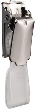 DURABLE Ersatzclip Namensschild Namensschilder Ausweishalter silber 25 St./Pack.