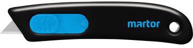 MARTOR Sicherheitsmesser SECUNORM SMARTCUT Einweg 11,6mm 1 Glied Metall nicht rostfrei schwarz/cyan