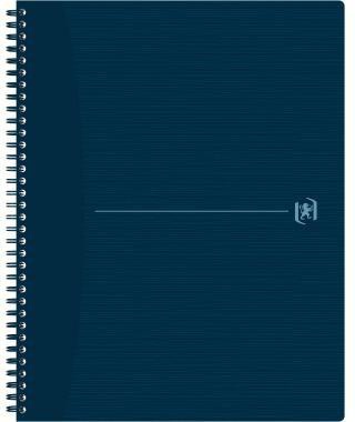 Oxford Collegeblock Origins DIN A4+ kariert Karton blau 70 Bl.