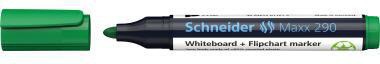 Schneider Whiteboard-/Flipchartmarker Maxx 290 2-3mm schwarz Maxx 290 2-3mm grün Rundspitze