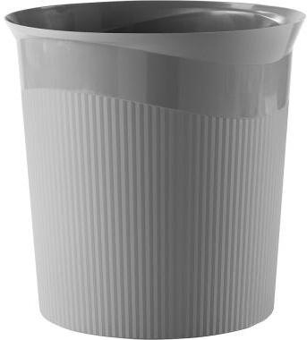 HAN Papierkorb Re-LOOP 28,8 x 28,7 cm (D. x H) 13l Polypropylen 100 % recycelt Farbe: dunkelgrau 1 Sortierfach