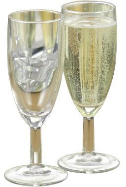 Esmeyer Sektglas ® FIVESTAR Mehrweg 150ml Glas transparent 12 St./Pack.