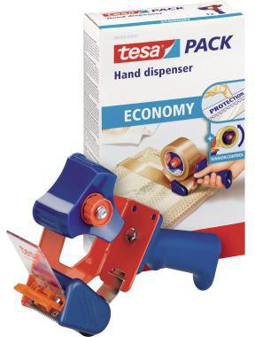 tesa Packbandabroller ® Economy Metall rot/blau ® Economy Metall rot/blau