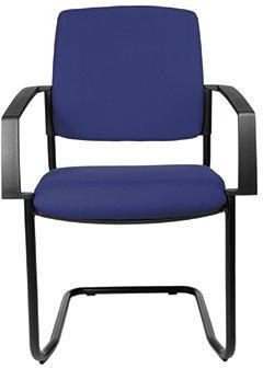 TOPSTAR Besucherstuhl B to B 20 110kg 100 % Polypropylen blau