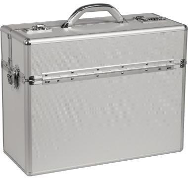 ALUMAXX Pilotenkoffer ® ALPHA 47 x 37,5 x 20 cm (B x H x T) Zahlenkombinationsschloss Aluminium silber