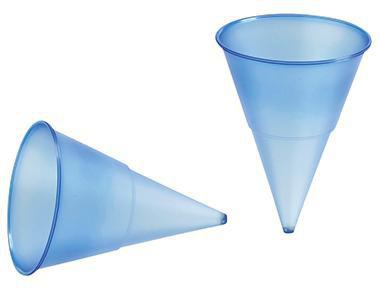 PAPSTAR Spitzbecher Einweg 115ml Polypropylen blau 1.000 St./Pack.
