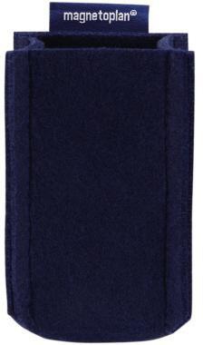 magnetoplan Stiftehalter ® magnetoTray ecoAware SMALL 6 x 10 x 6 cm (B x H x T) nicht selbstklebend magnethaftend Polyester 100 % recycelt blau