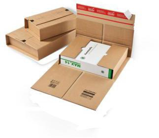 ColomPac Versandkarton ® Innenmaße: 43 x -9 x 31 cm (B x H x T) Außenmaße: 48 x -10,5 x 33 cm (B x H x T) Wellpappe braun