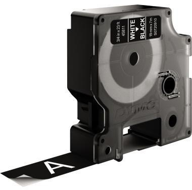 DYMO Schriftbandkassette ® D1 19 mm x 7 m (B x L) schwarz weiß