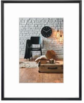 Hama Bilderrahmen Sevilla 21 x 29,7 cm (B x H) 15 x 20 cm (B x H) Reflexglas Kunststoff schwarz