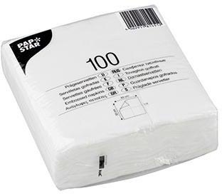 PAPSTAR Serviette 33 x 33 cm (B x L) weiß 100 St./Pack.