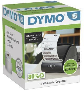 DYMO Versandetikett ® 102 x 210 mm (B x H) Papier weiß 140 Etik./Rl.