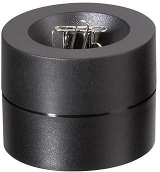 MAUL Klammernspender pro 7,3 x 6 cm (D. x H) mit Klammer Kunststoff schwarz