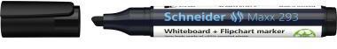 Schneider Whiteboard-/Flipchartmarker Maxx 293 2-5mm schwarz Keilspitze