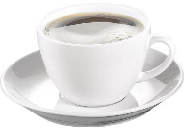 Esmeyer Kaffeetasse ® BISTRO Mehrweg 200ml inkl. Untertasse Porzellan weiß 6 St./Pack.