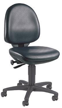 TOPSTAR Arbeitsdrehstuhl TEC 50 44-57cm Permanentkontaktmechanik Rolle hart gebremst (für Teppichboden) Polyamid schwarz