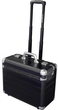 ALUMAXX Pilotenkoffer ® DISCOVERY 47,5 x 38,5 x 22,5 cm (B x H x T) Aluminium schwarz