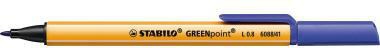 STABILO Fasermaler ® GREENpoint® 0,8mm blau nicht auswaschbar