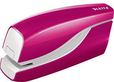 Leitz Elektroheftgerät NeXXt WOW fest 10 Bl. (80 g/m²) e1 Metall/Kunststoff pink