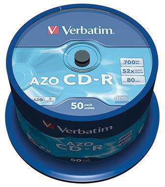 Verbatim CD-R 80min 700Mbyte 52x 50 St./Pack. 80min 700Mbyte 52x 50 St./Pack.