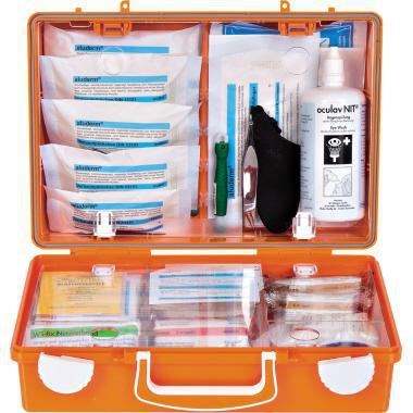 SÖHNGEN Erste Hilfe Koffer ® DIREKT ca. 31 x 21 x 13 cm (B x H x T) DIN 13157 orange