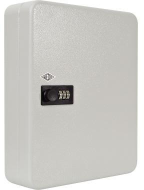 WEDO Schlüsselschrank ® 24,3 x 30 x 9,4 cm (B x H x T) inkl. Nummernstreifen Stahlblech pulverbeschichtet lichtgrau