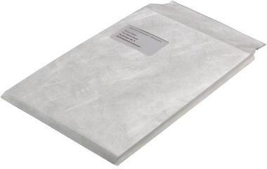 Tyvek Faltentasche ® DIN C4 229 x 324 mm (B x H) mit Fenster 55g/m² mit Haftklebung Polyethylen weiß 100 St./Pack.