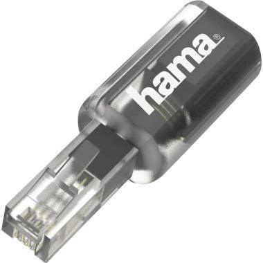Hama Kabelentwirrer Anti-Twist vergoldet transparent/schwarz
