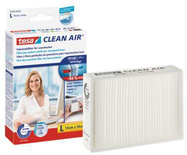 tesa Feinstaubfilter Clean Air® Laserdrucker 140 x 100 mm (B x H) L 12 Monate/70.000 Bl.