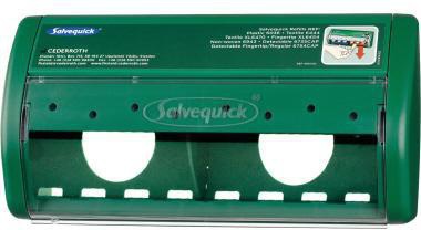 Salvequick Pflasterspender 22,6 x 11,4 x 5,4 cm (B x H x T) nicht gefüllt Polycarbonate grün