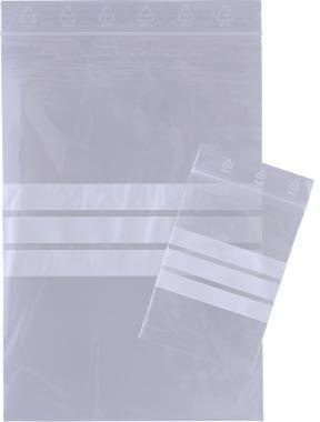 Neutralware Druckverschlussbeutel 160 x 220 mm (B x H) 50µm Kunststoff transparent 100 St./Pack.