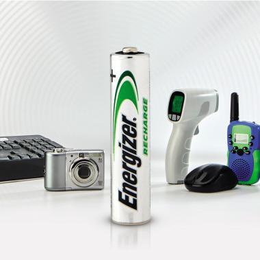 Energizer Akku ® Recharge PowerPlus AAA/Micro HR03 Nickel-Metallhydrid 1,2V 700 mAh 10 St./Pack.