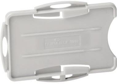 DURABLE Ausweishalter ECO 87 x 54 mm (B x H) Kunststoff 80 % recycelt grau 10 St./Pack.