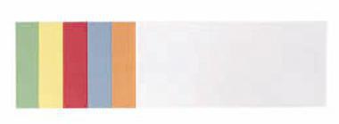 FRANKEN Moderationskarte 20,5 x 9,5 cm (B x H) 130g/m² Altpapier 100 % recycelt farbig sortiert 500 St./Pack.