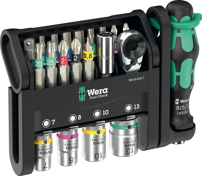 Wera Bitsortiment Tool-Check Modular 1 21-teilig