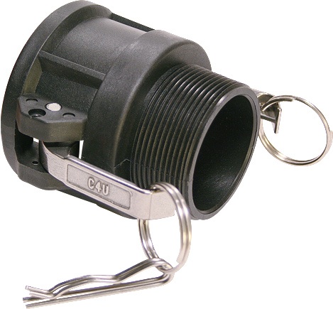 TEGUMA Hebelarmkupplung Kamlok Typ B Polypropylen 26,44 mm 3/4 ″