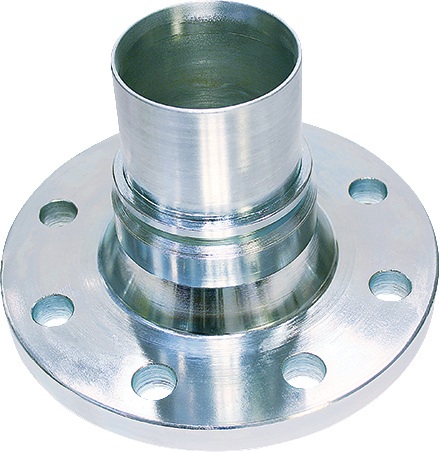 TEGUMA Festflansch 76 mm Edelstahl (1.4408)