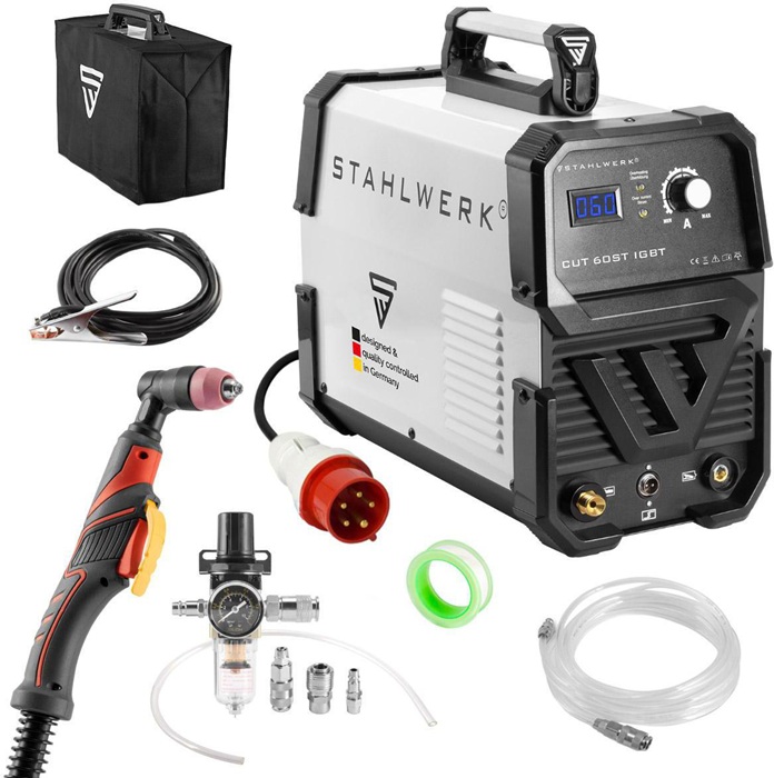 STAHLWERK Plasmaschneidegerät CUT 60 ST IGBT Einzelgerät mit Zubehör